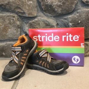 Stride Rite Osmond Grey Boys Velcro Boots 12 M